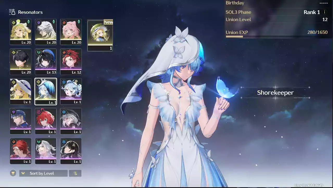 (SEA) UL12 Shorekeeper + Phoebe RC1 + Verina + Encore