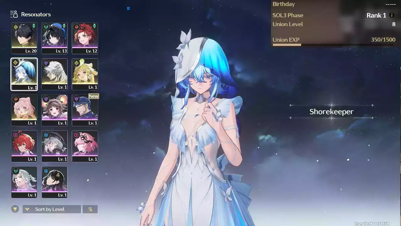 (SEA) UL8 Shorekeeper + Verina + Encore (Zin Map Zin Nhiệm Vụ)
