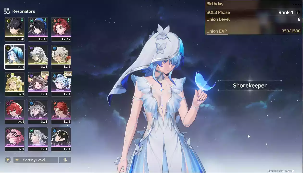 (SEA) UL8 Shorekeeper + Verina(Zin Map Zin Nhiệm Vụ)