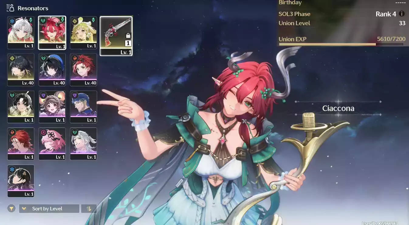 (SEA) UL33 Carlotta Trấn + Ciaccona + Verina