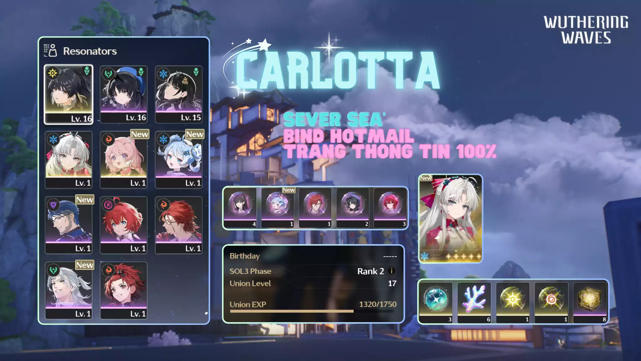[Sea][UL17] Carlotta