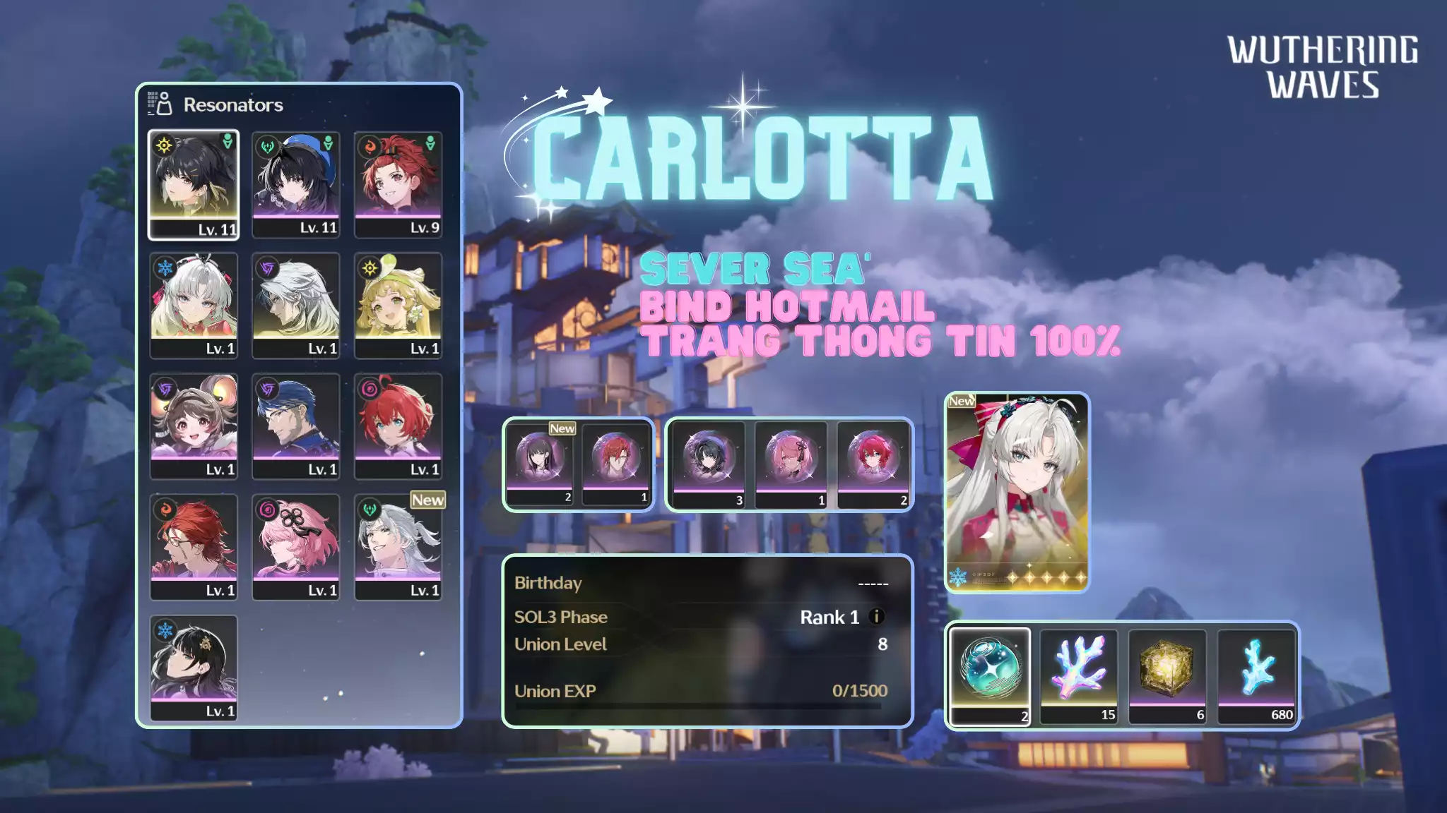 [Sea][UL8] Carlotta