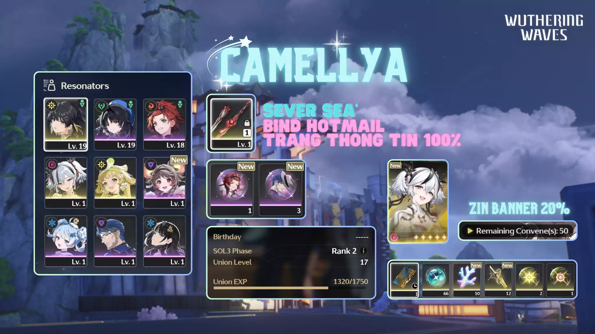[Sea][UL17] Camellya Trấn