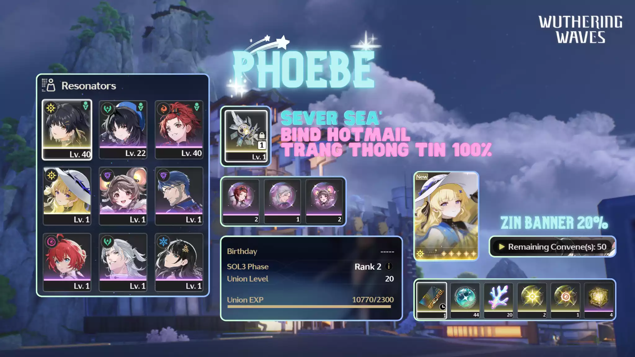 [Sea][UL17] Phoebe Trấn