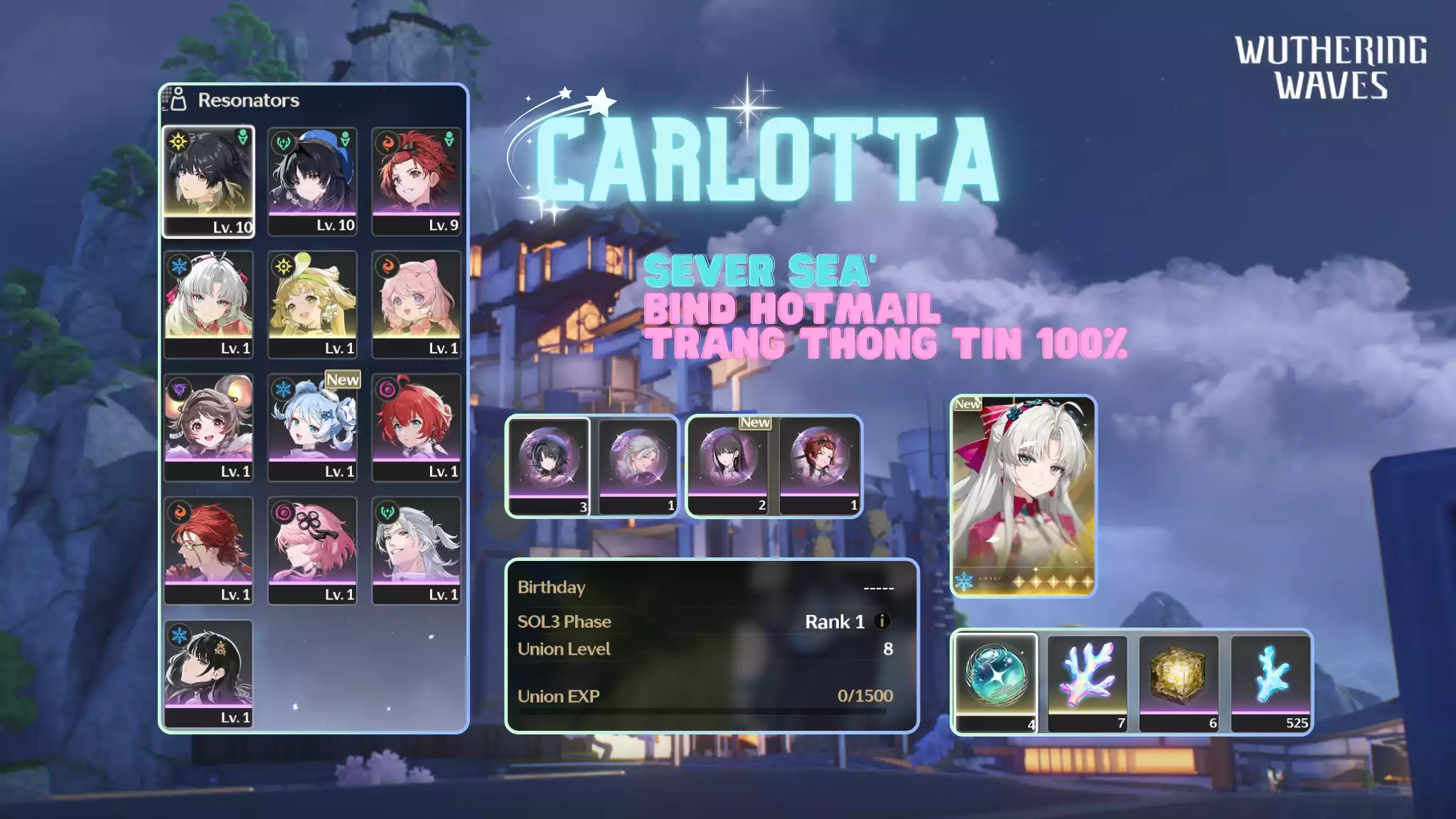 [Sea][UL8] Carlotta