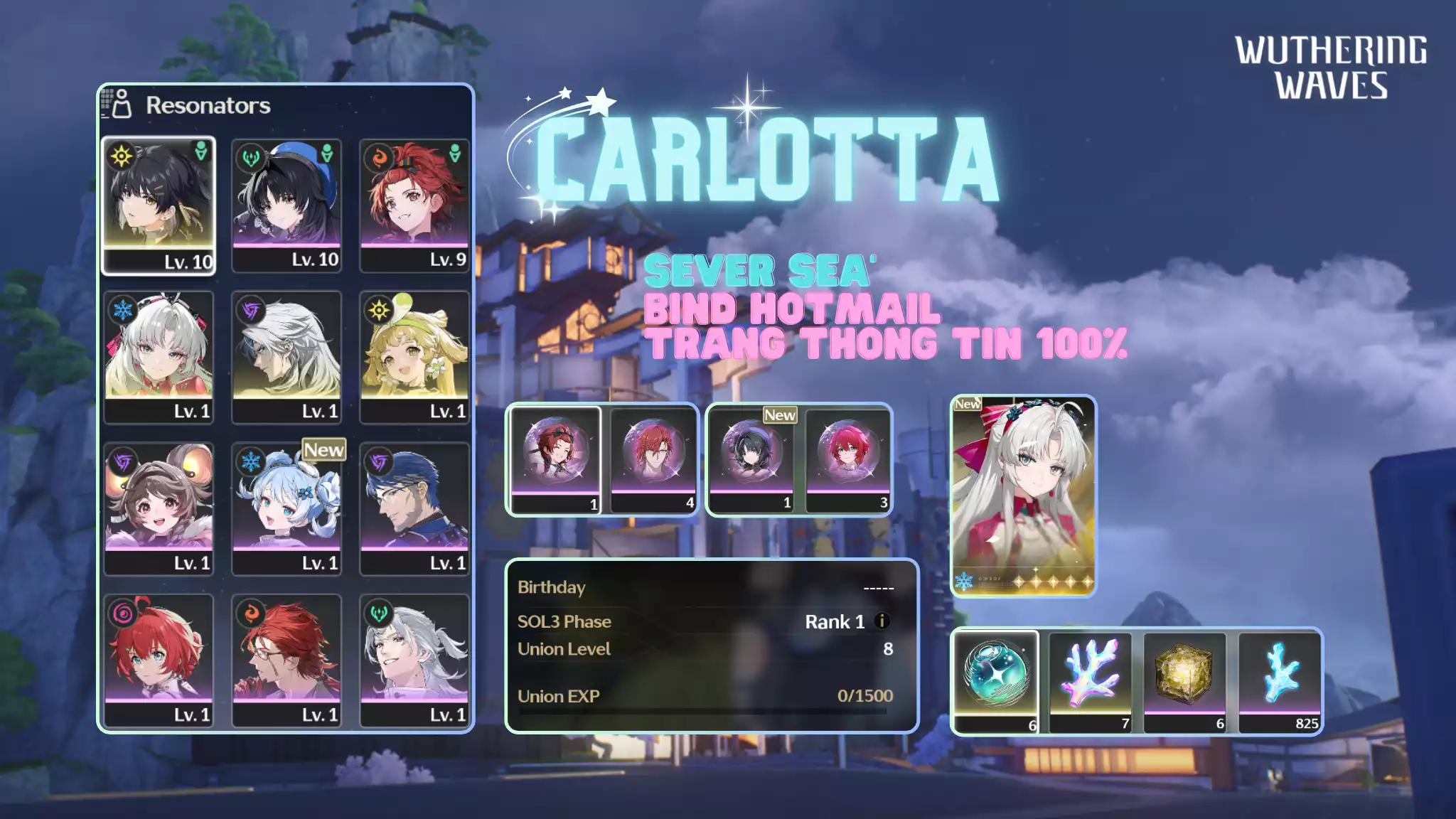 [Sea][UL8] Carlotta