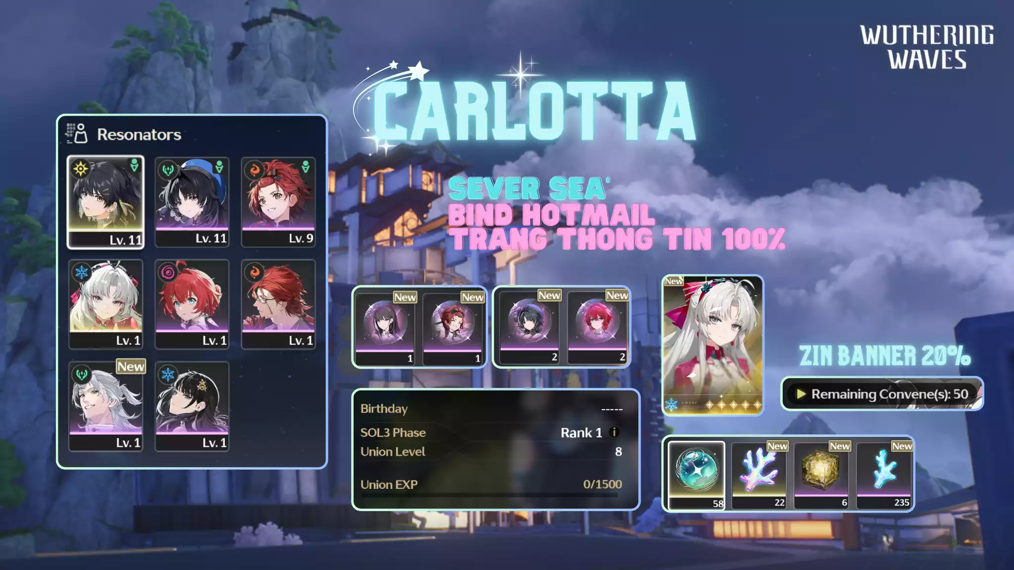 [Sea][UL8] Carlotta