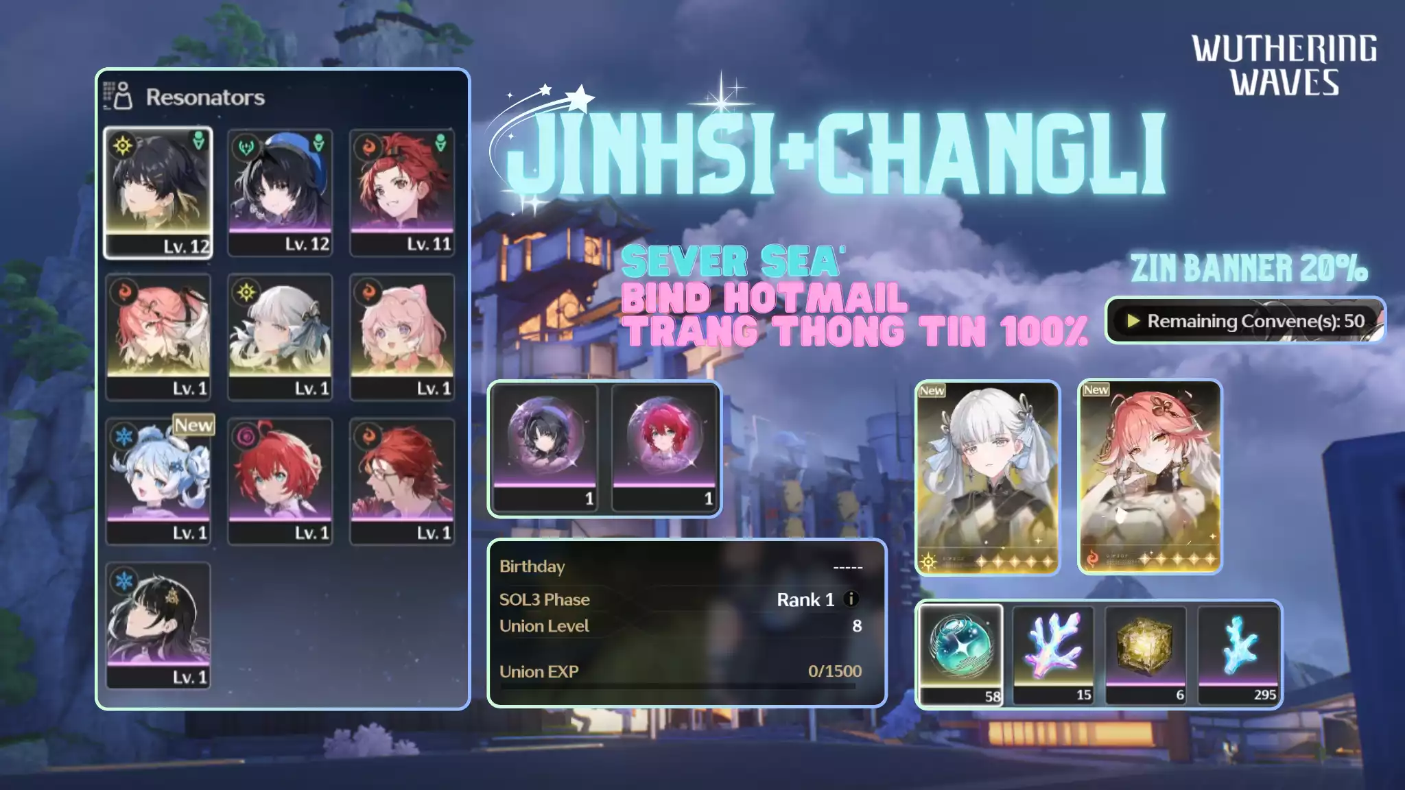 [Sea][UL8] Jinhi + Changli