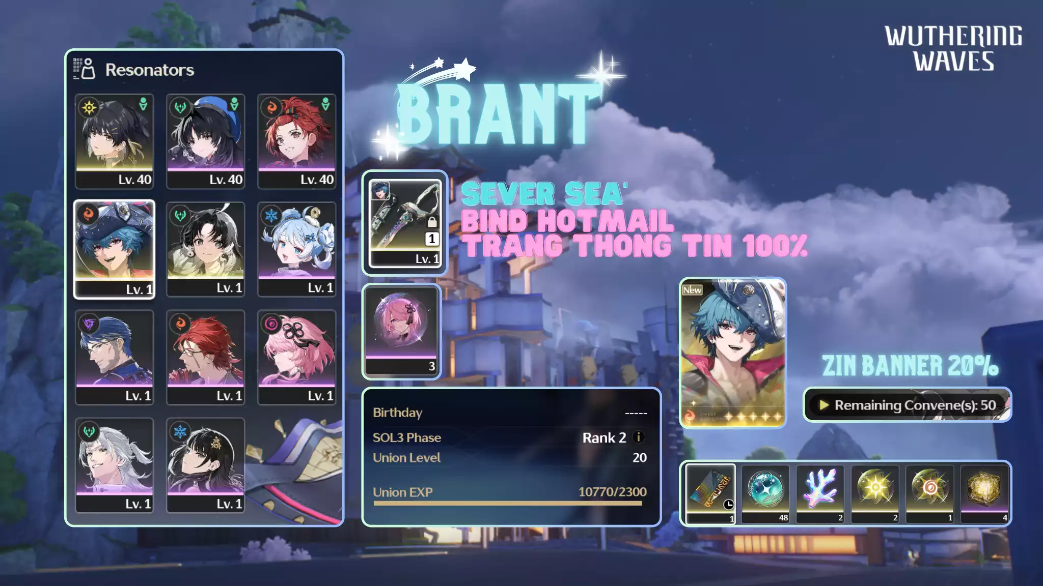 [Sea][UL17] Brant Trấn