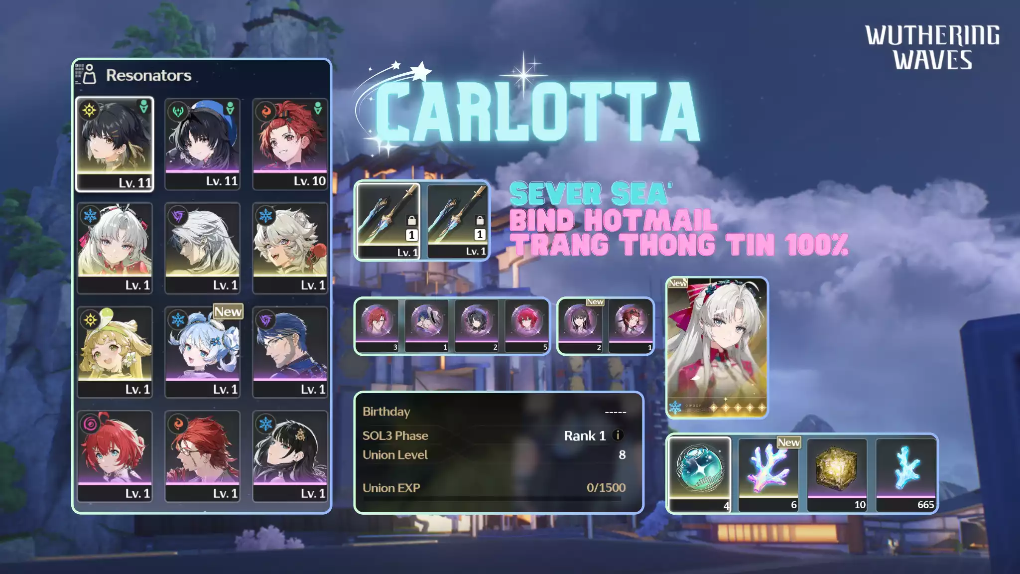 [Sea][UL8] Carlotta