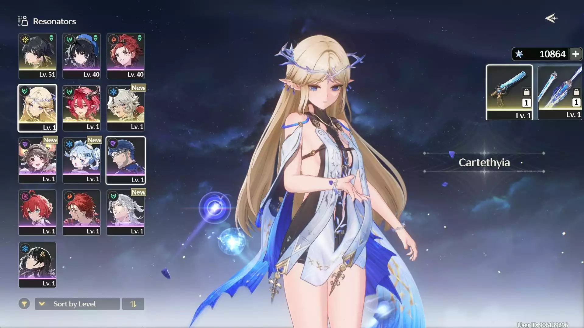 (sea)ul38: cartethyia +trấn +ciacona +súng +lingyang +10k ast