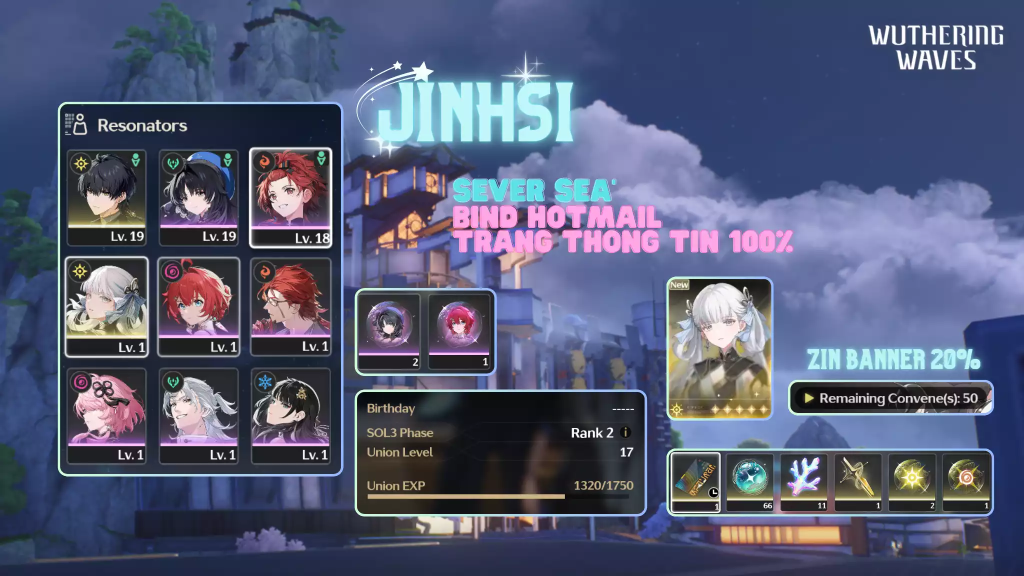 [Sea][UL8] Jinhsi