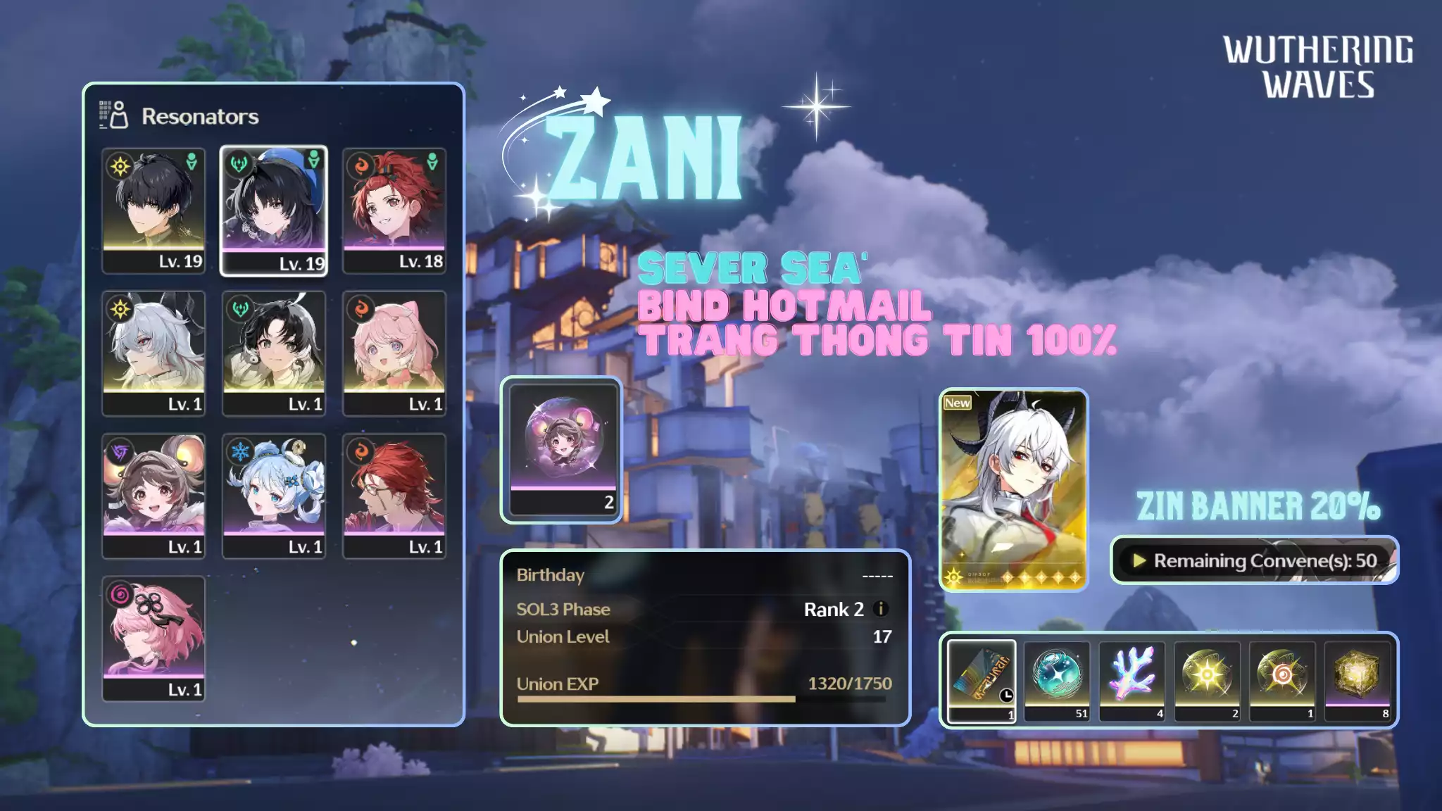 [Sea][UL17] Zani