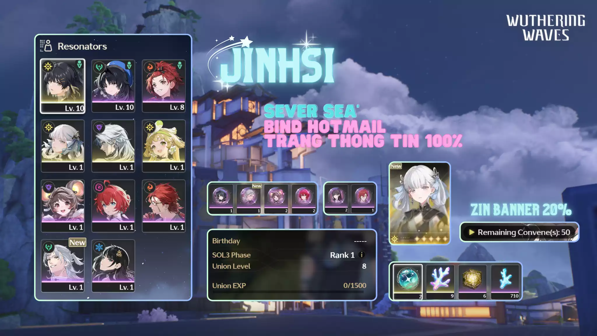 [Sea][UL8] Jinhsi