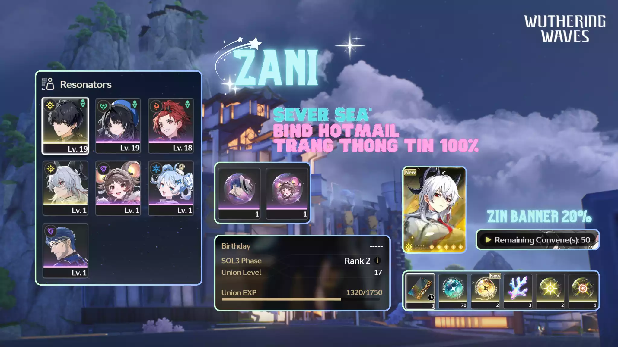 [Sea][UL17] Zani