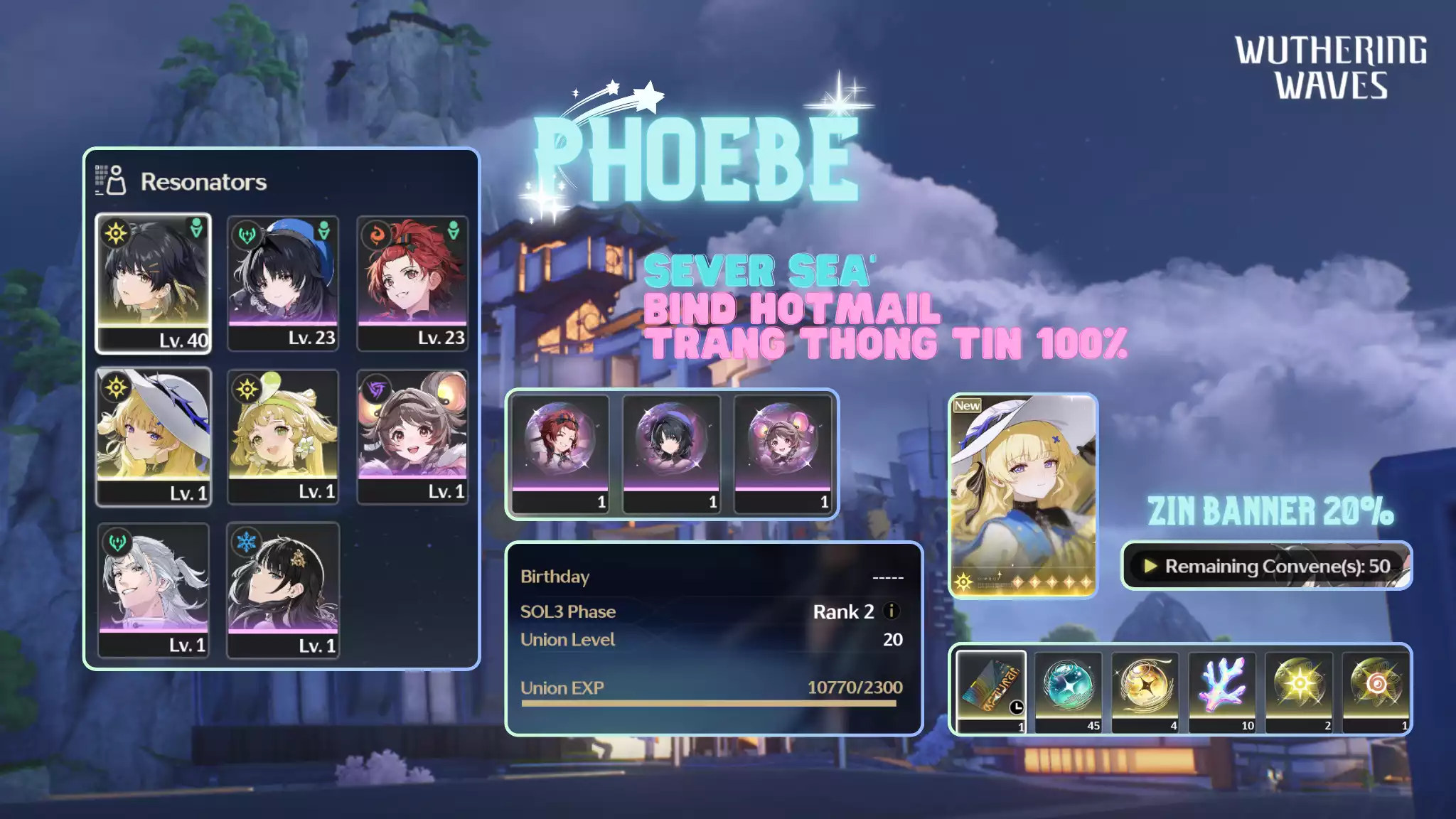 [Sea][UL17] Phoebe