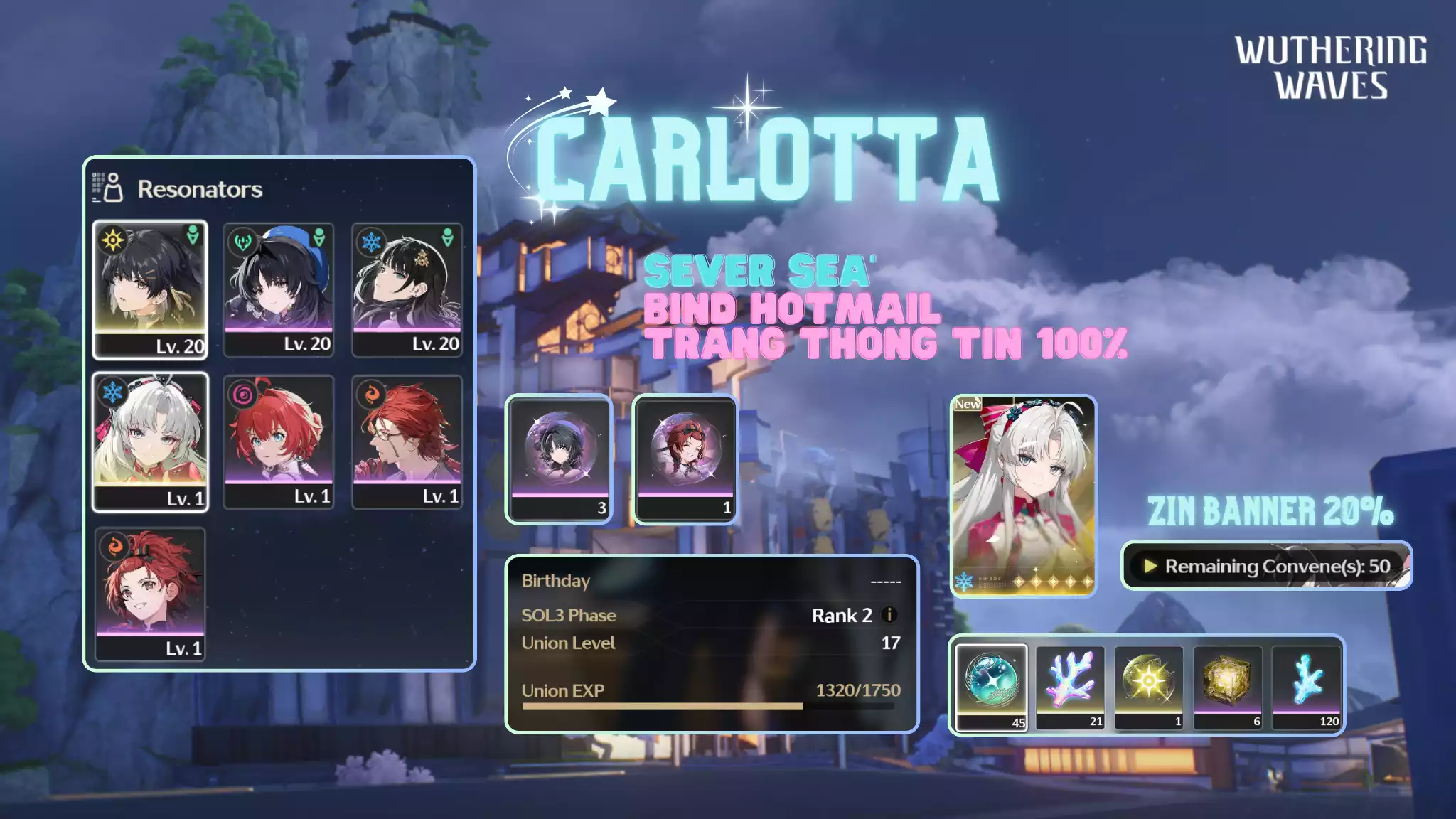 [Sea][UL17] Carlotta