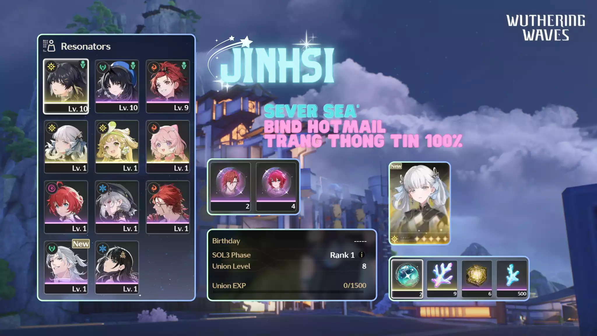 [Sea][UL8] Jinhsi