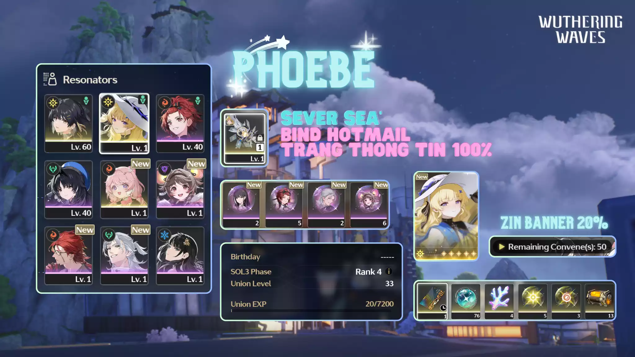[Sea][UL17] Phoebe Trấn