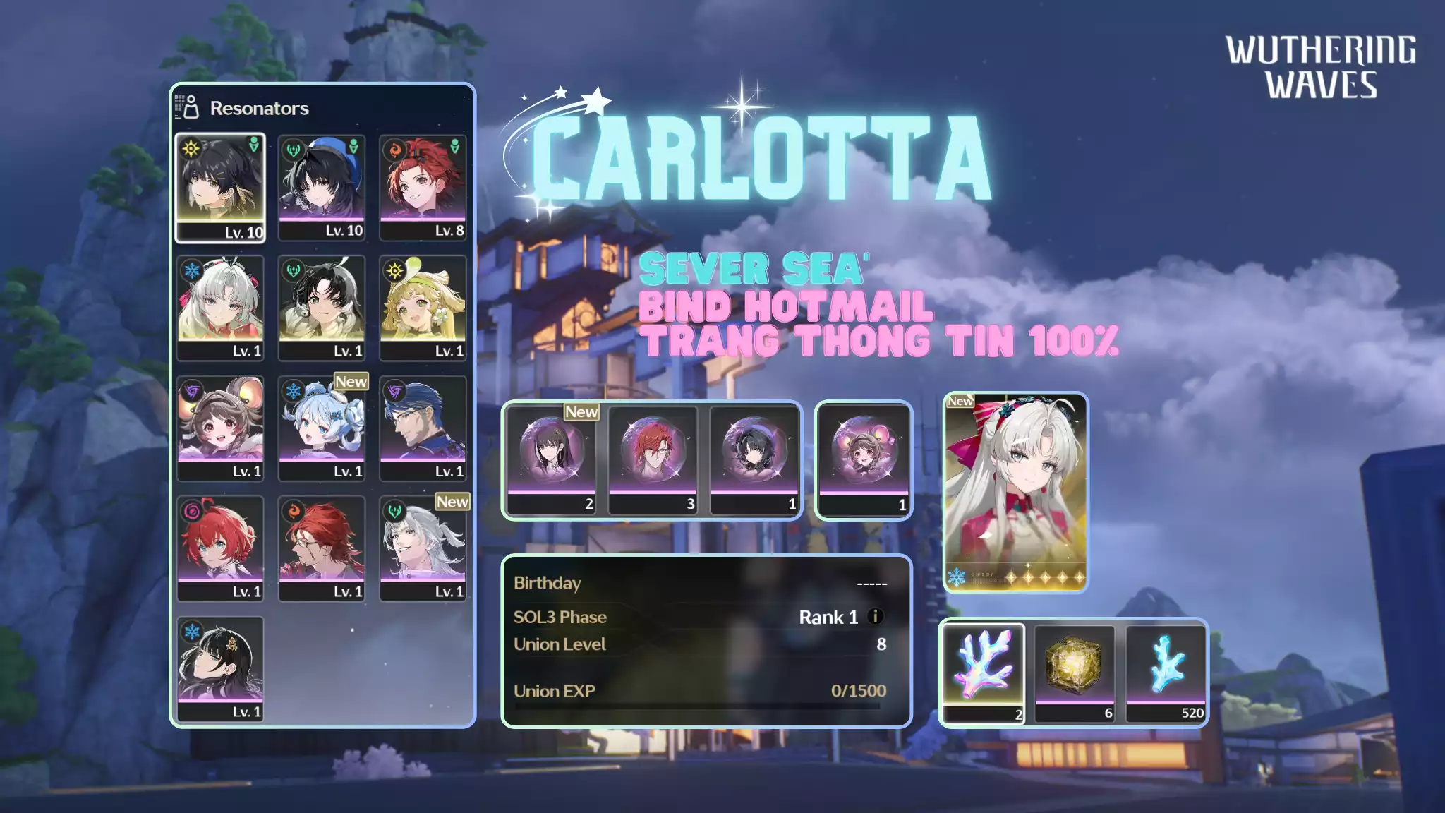 [Sea][UL8] Carlotta