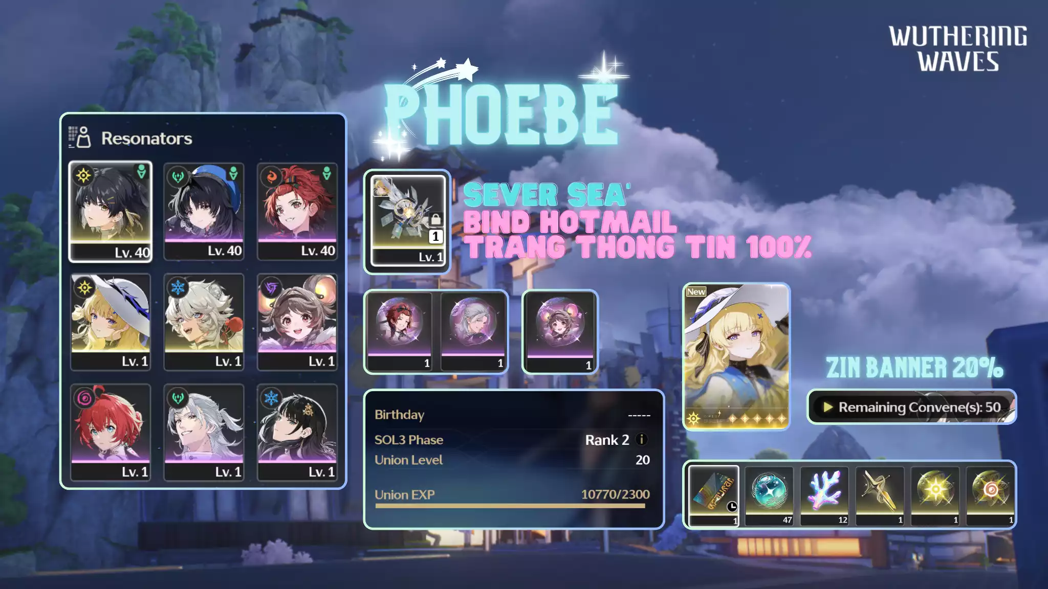 [Sea][UL17] Phoebe Trấn