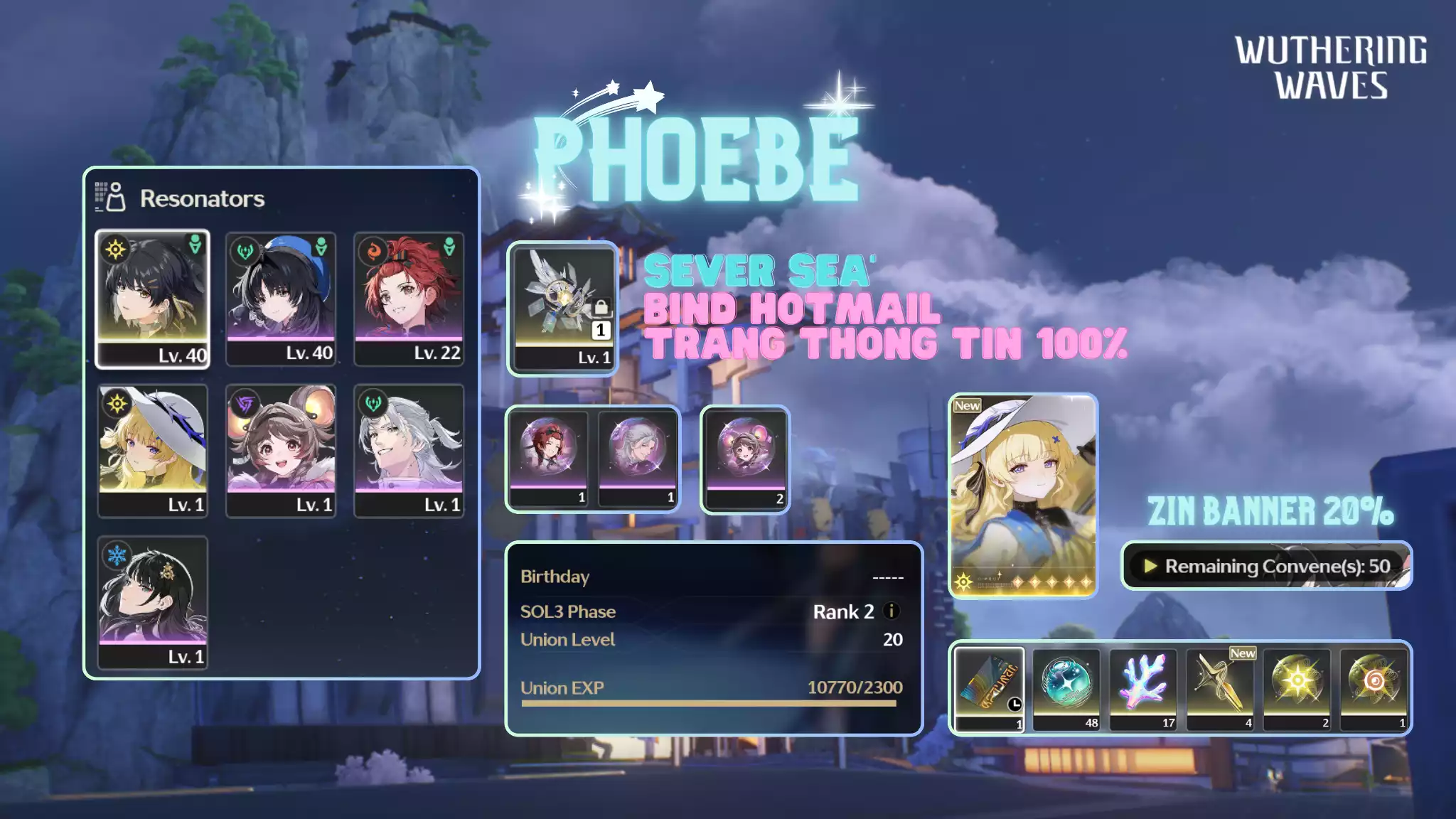 [Sea][UL17] Phoebe Trấn