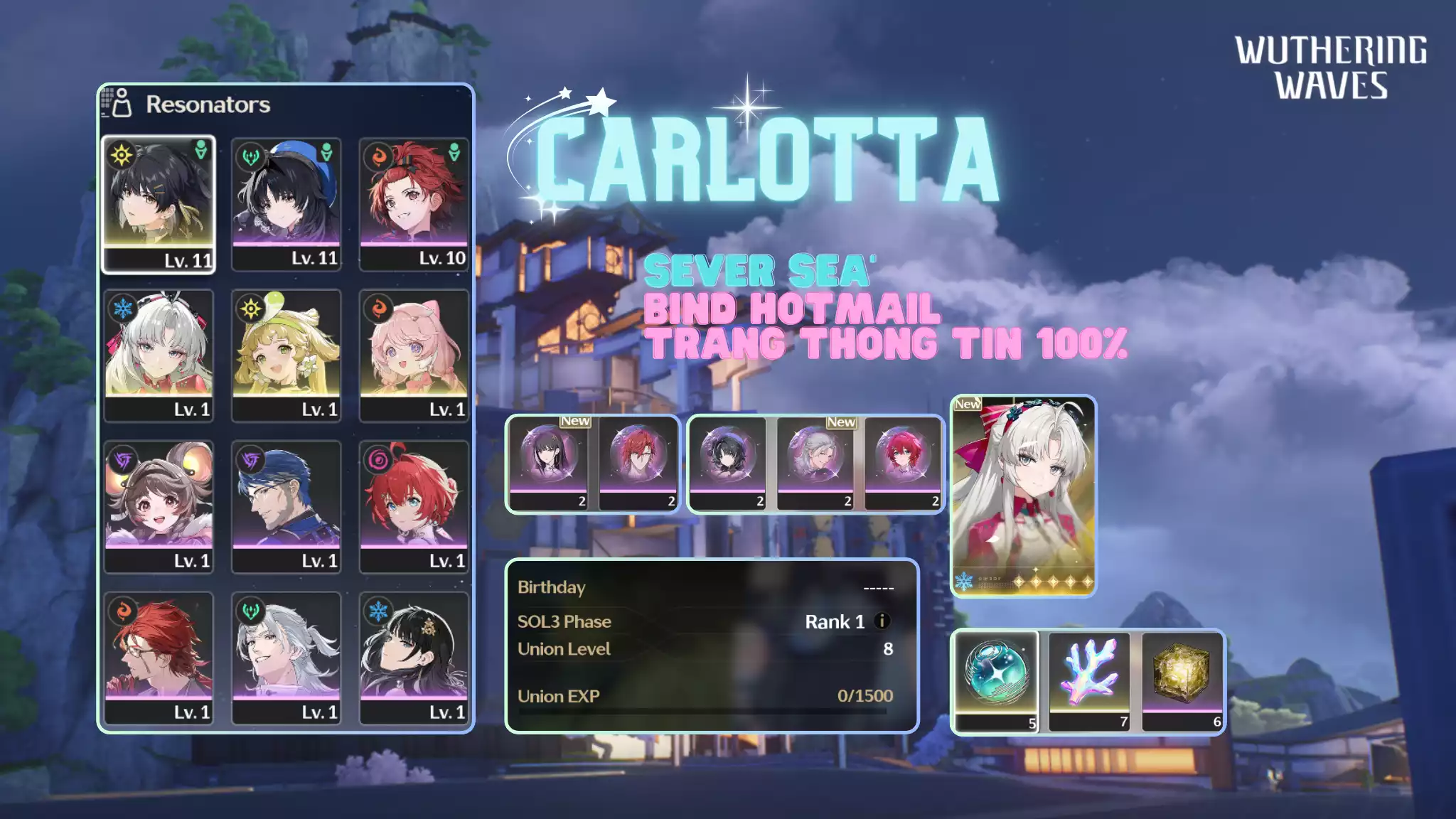 [Sea][UL8] Carlotta