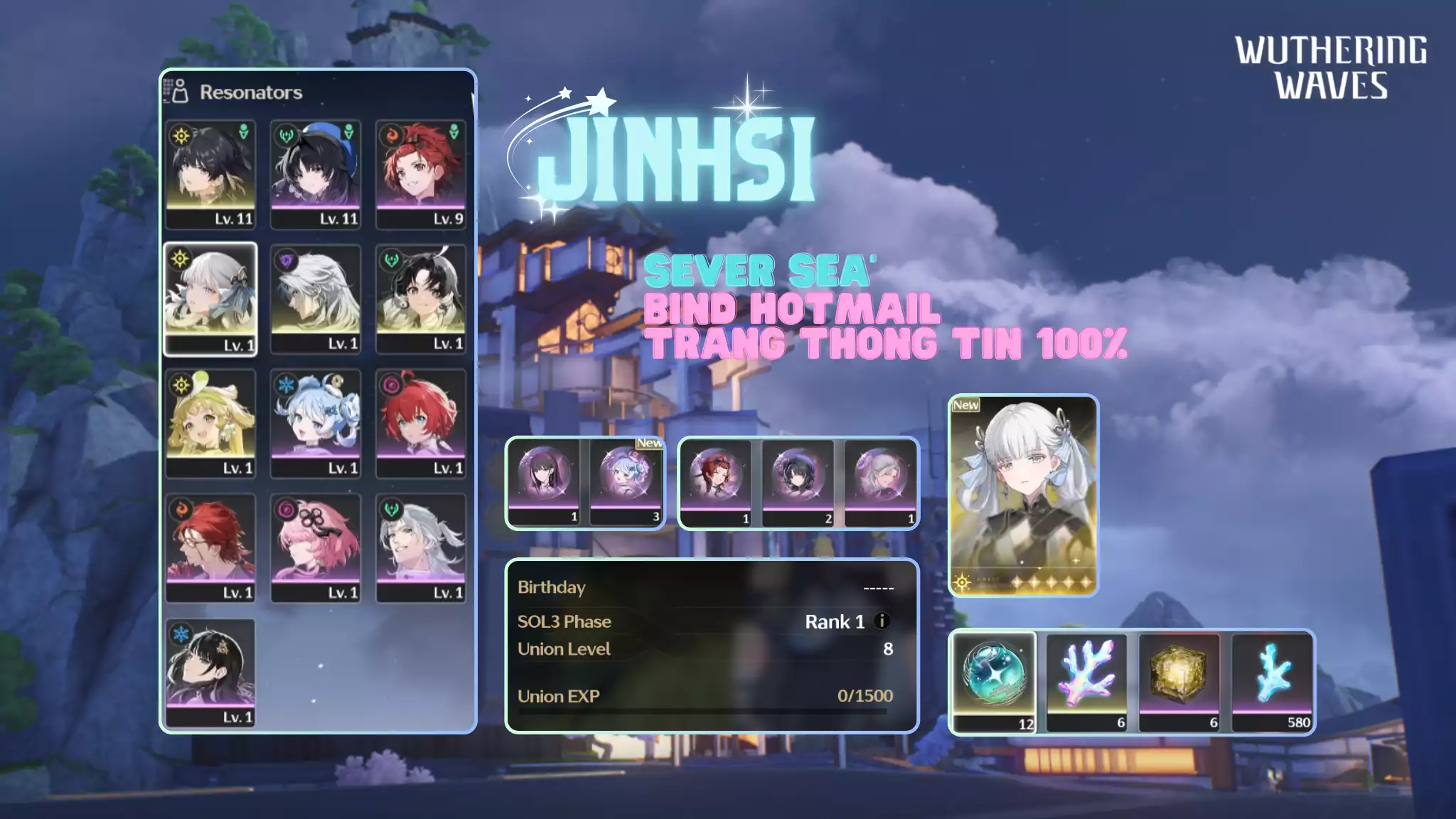 [Sea][UL8] Jinhsi