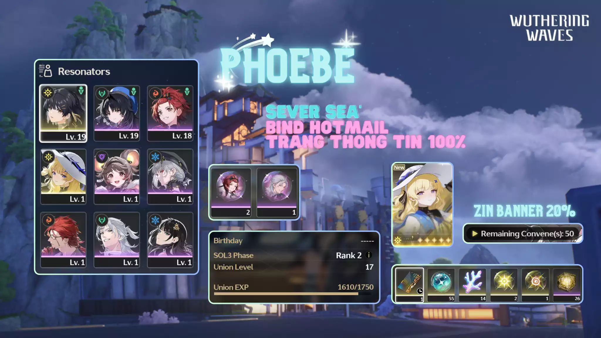 [Sea][UL17] Phoebe