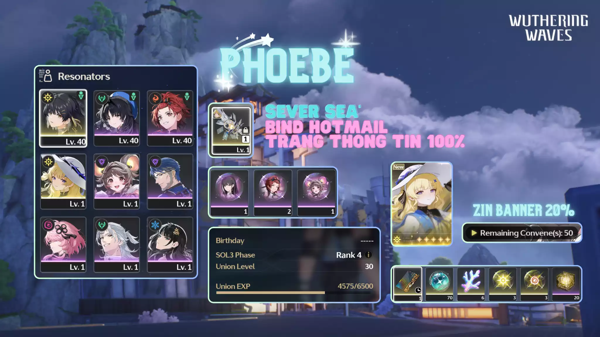 [Sea][UL17] Phoebe Trấn