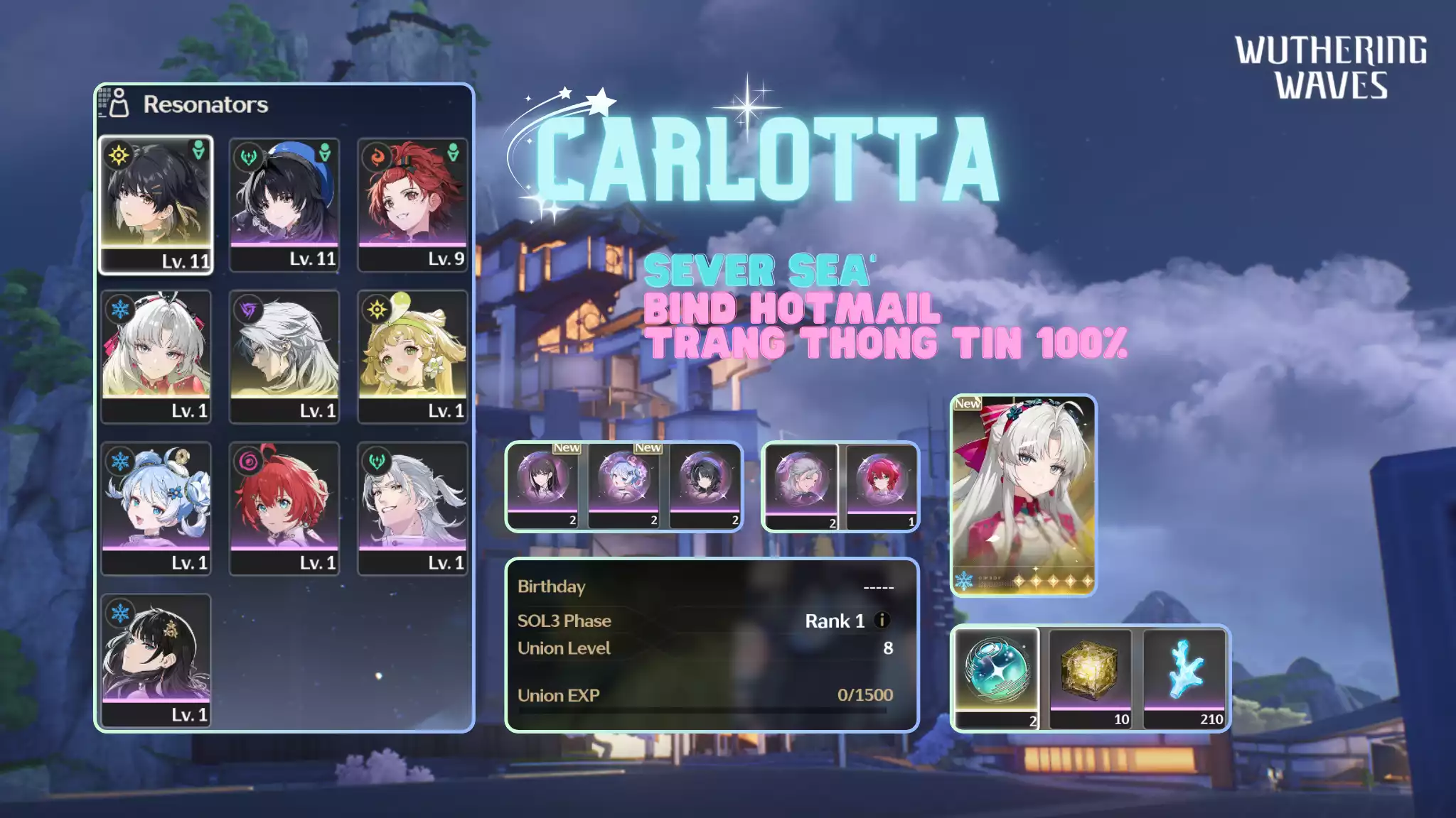 [Sea][UL8] Carlotta