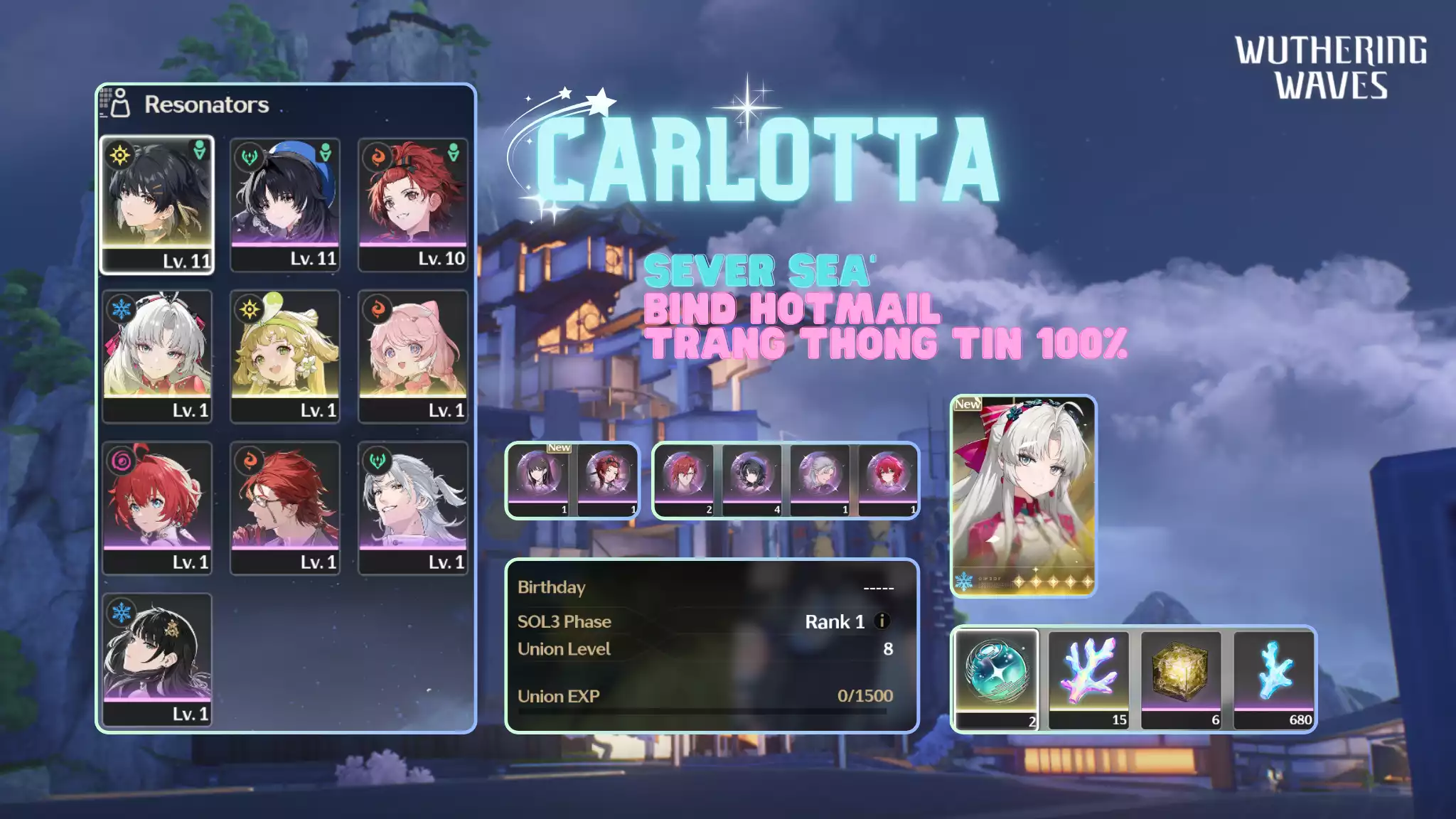 [Sea][UL8] Carlotta