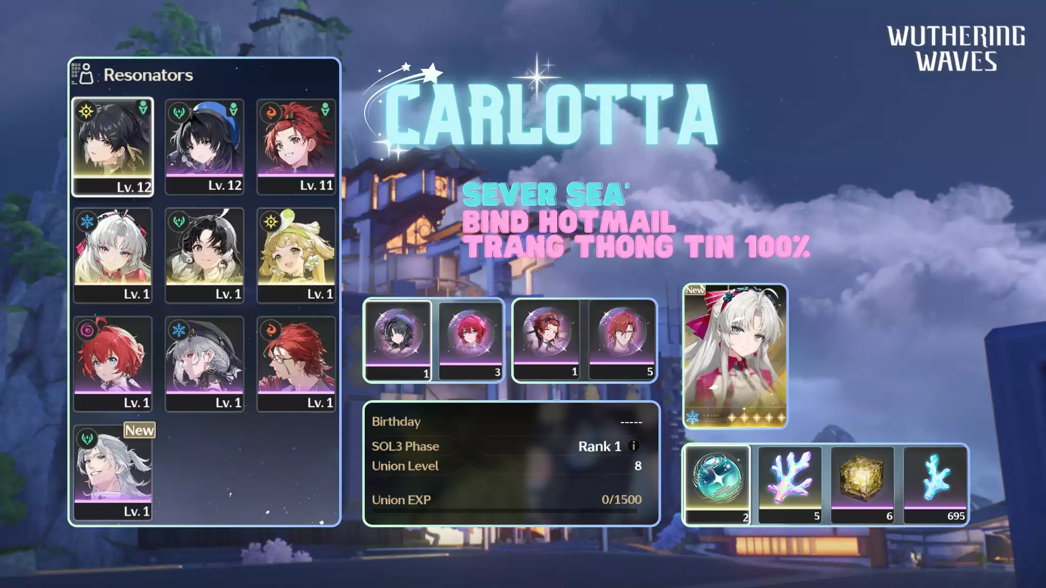[Sea][UL8] Carlotta
