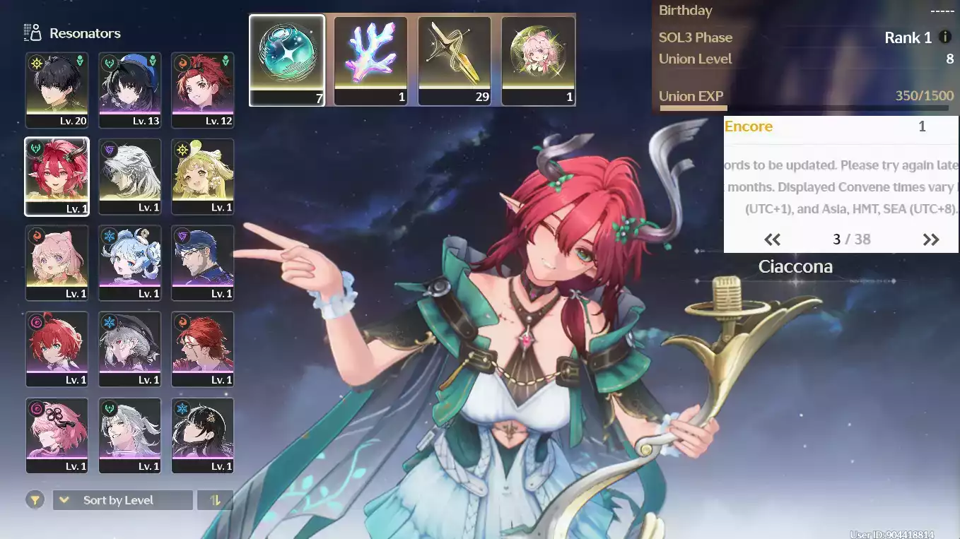 (SEA) UL8 Ciaccona + Bảo hiểm 3 trang + 40 roll VK +  Verina