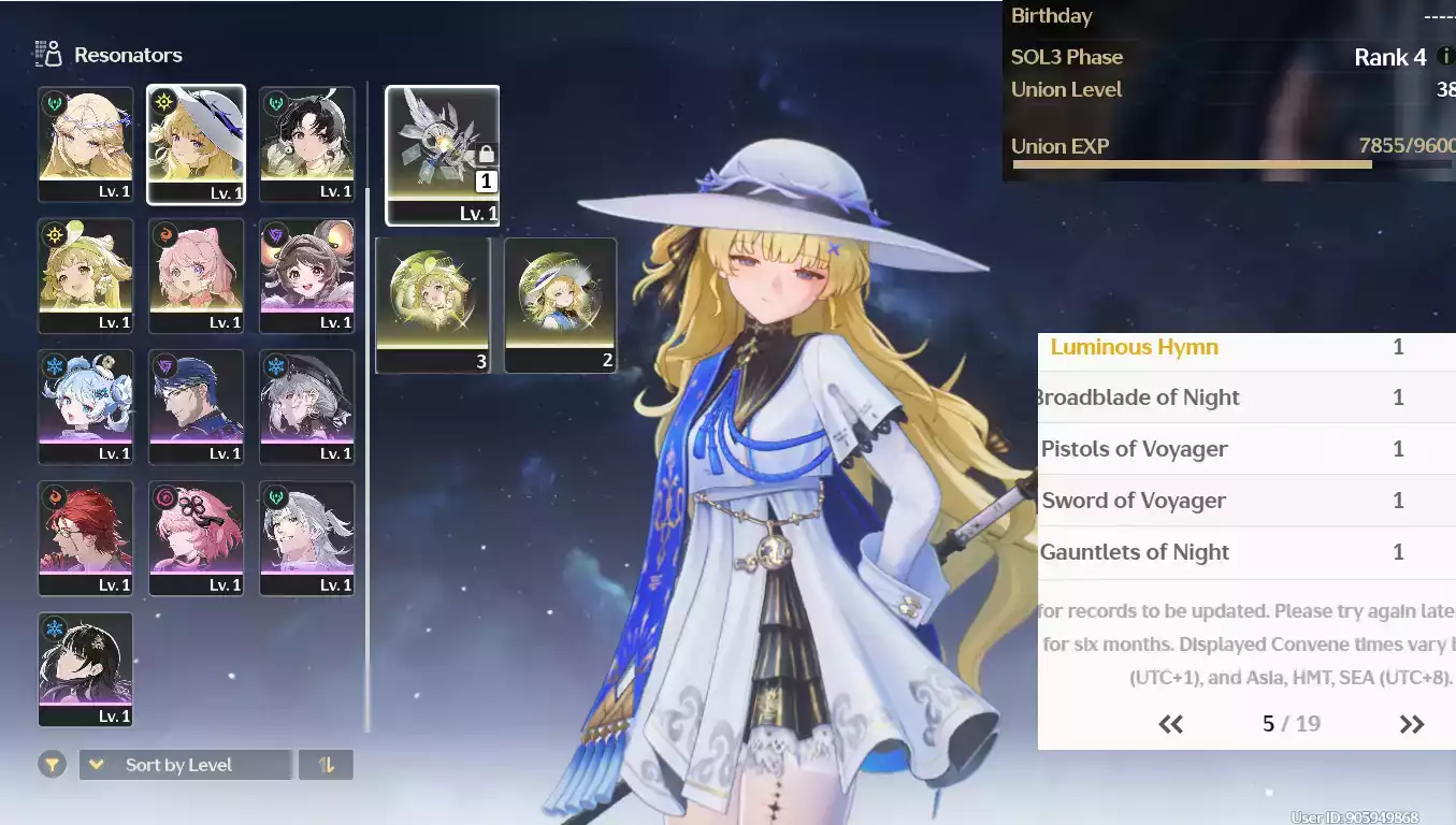 (SEA) UL38 Phoebe RC2 Trấn + Cartethyia + Verina RC3