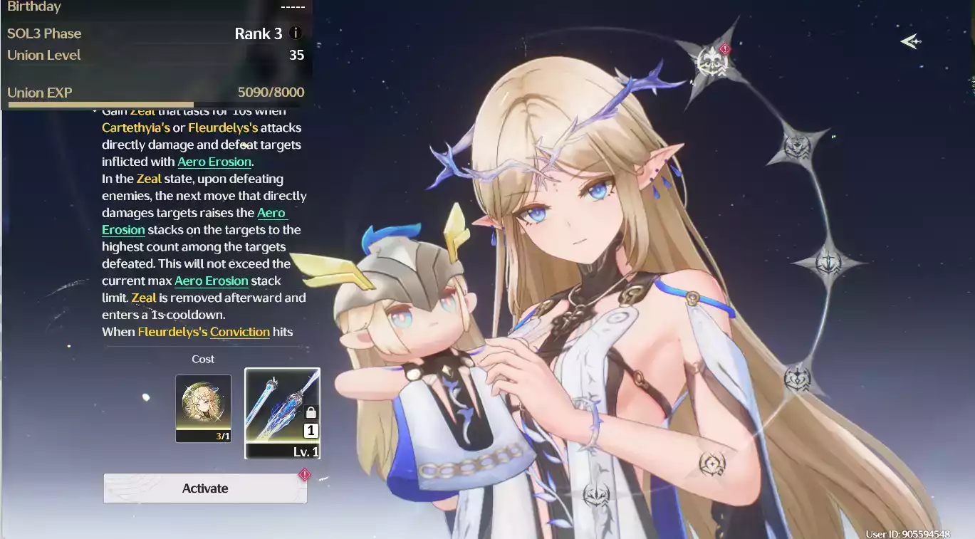 (SEA) UL35 Cartethyia RC3 Trấn + Verina
