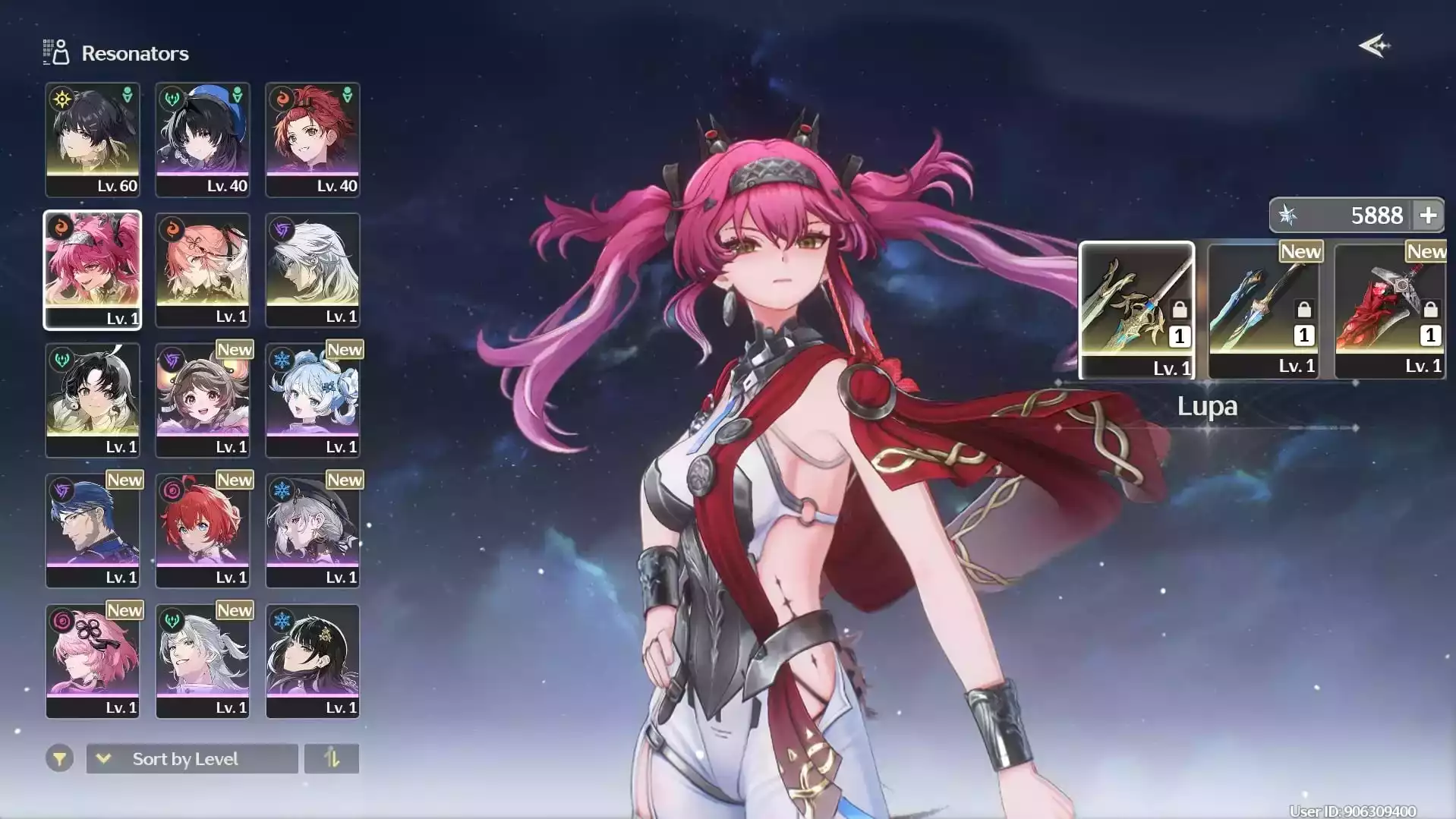 (sea) Ul40: Lupa + trấn + changli +cal +jianxin +trấn main