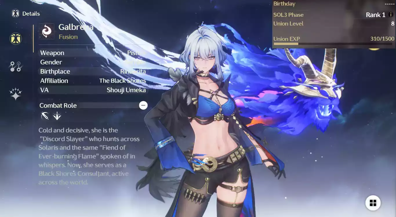 (SEA) UL8 Galbrena + 1-2 Char Banner thường bất kỳ