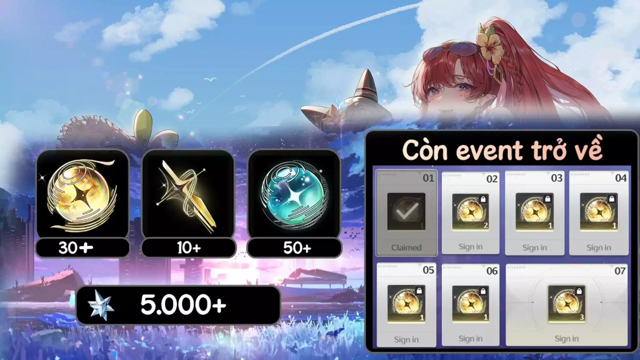 (SEA) UL8 Acc VIP 7k Astrite 30+ Vàng 10 weaps và 50 xanh