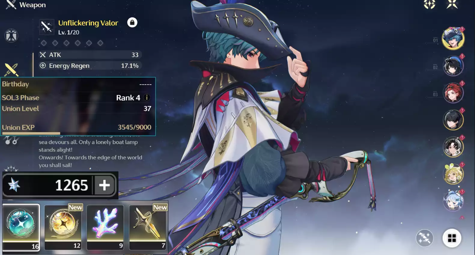 (SEA) UL38 Thuyền trưởng Brant