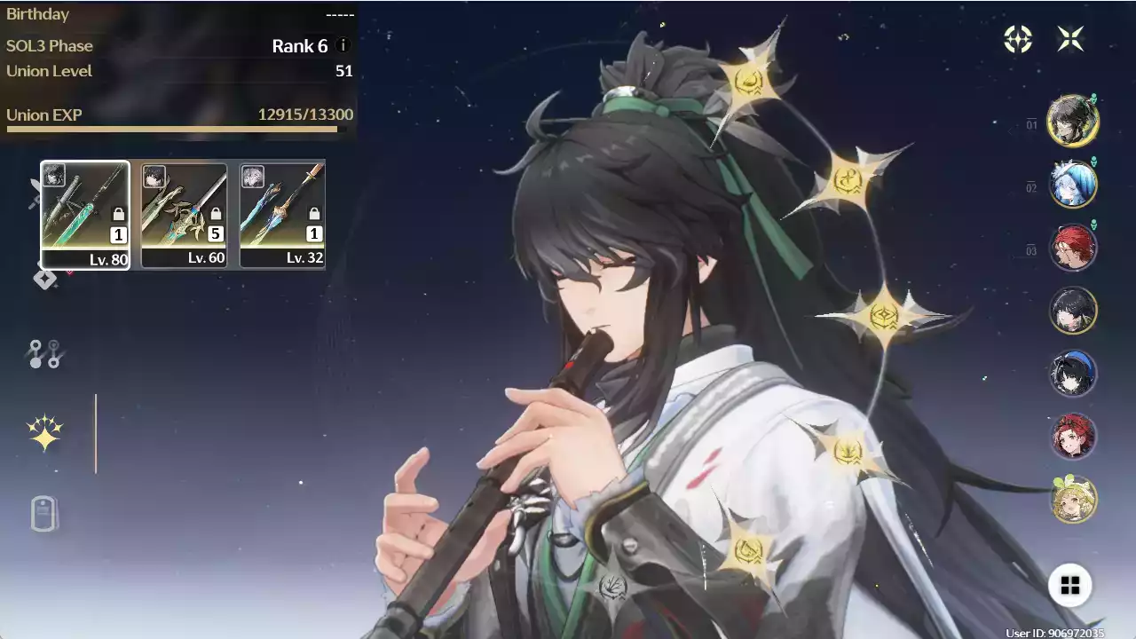 (SEA) Ul 40 Qiuyuan RC5 Trấn + Shorekeeper + Verina