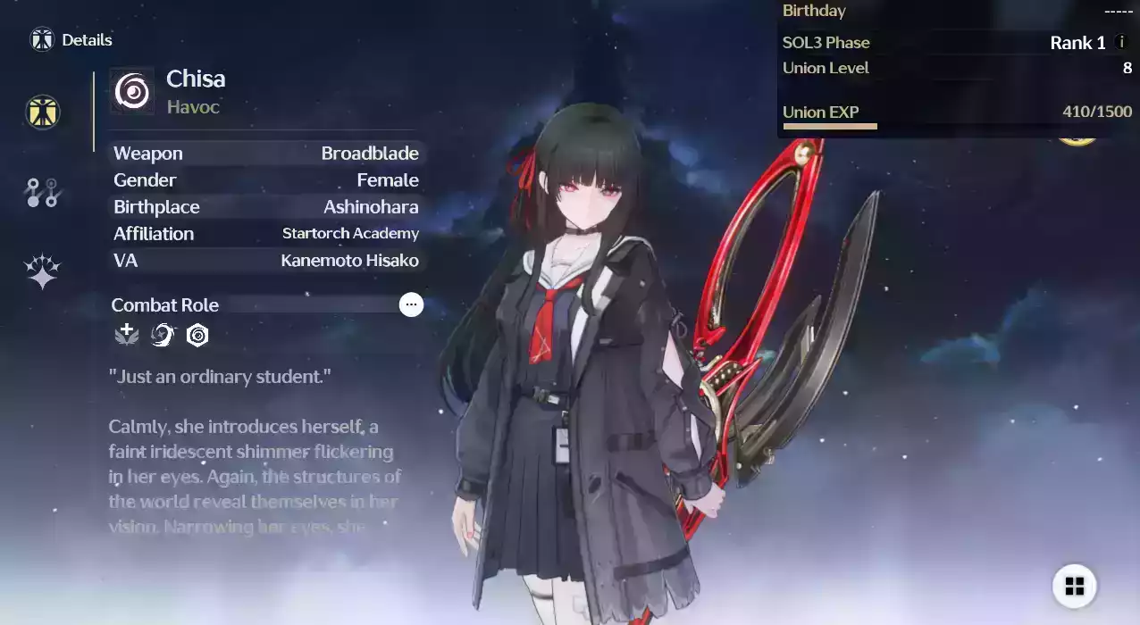 (SEA) UL8 Chisa Trấn + ~15 vé + Char banner thường bất kỳ