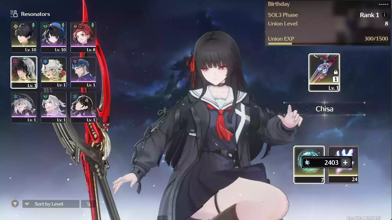 (SEA) UL8 Chisa Trấn + 18 vé + Verina