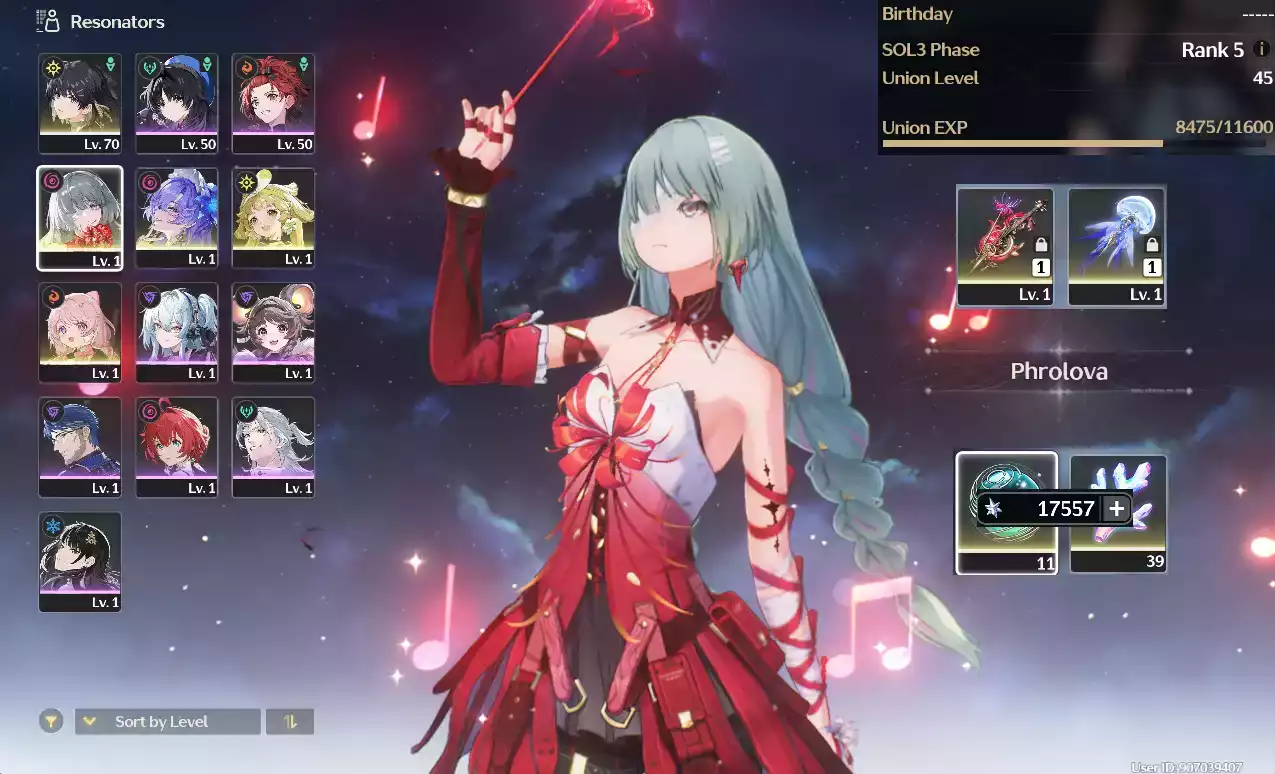 (SEA) UL45 Phrolova Trấn + Cantarella Trấn + 110 Roll + Verina + Encore