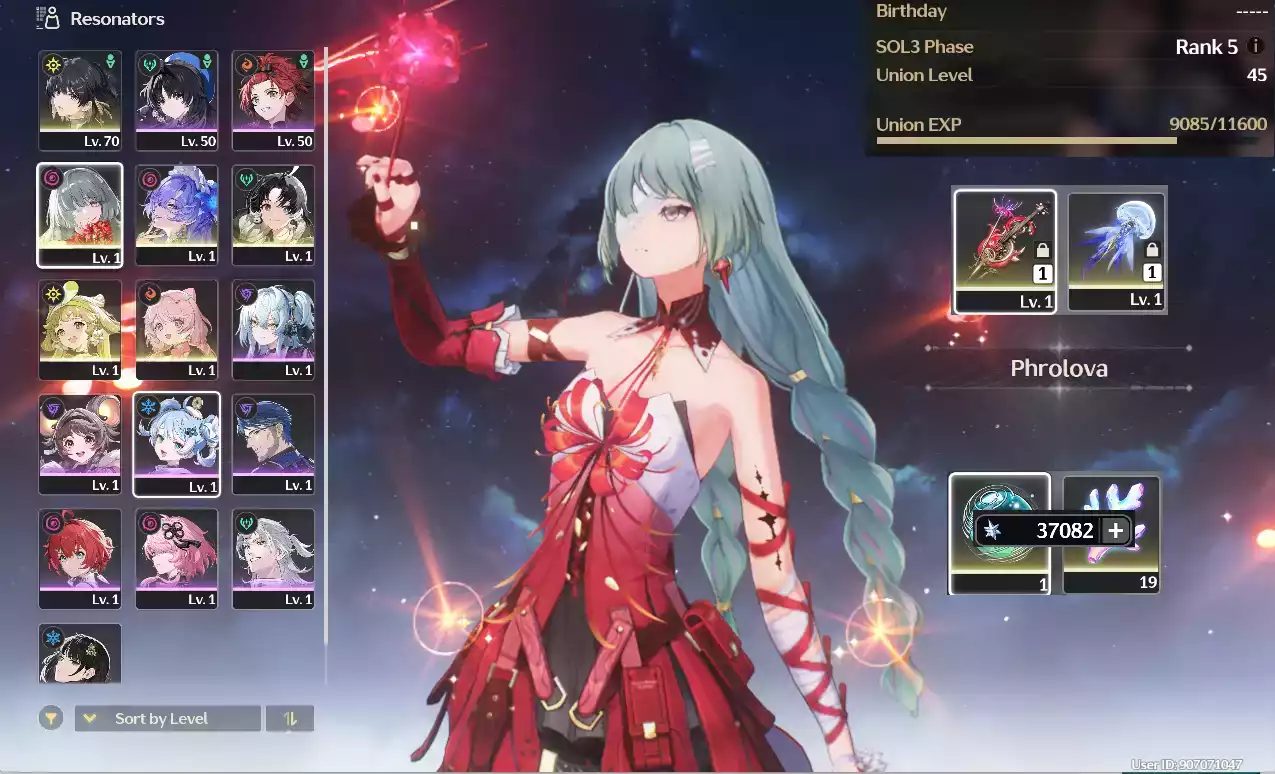 (SEA) UL45 Phrolova Trấn + Cantarella + 235 Roll + Verina + Encore