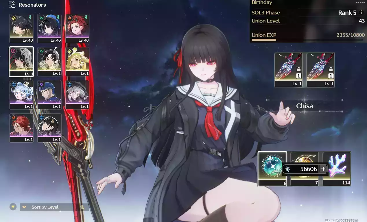 (SEA) UL45 Chisa Trấn R2 + Verina + 360 vé + 114 san hô