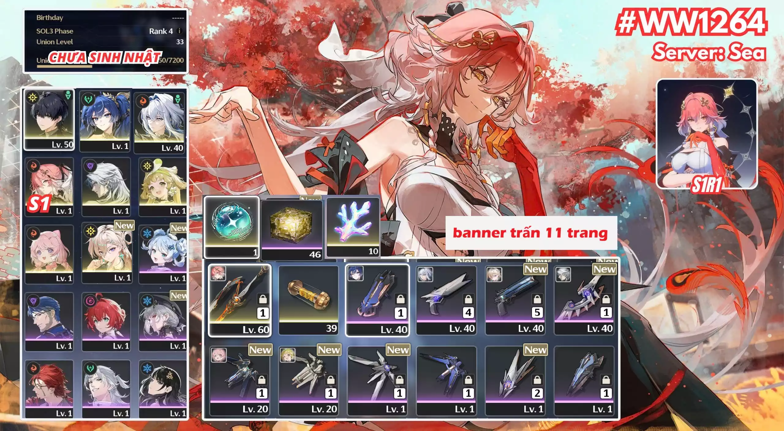 [ ACC VIP ] WW1264 Changli R1A1 + Iuno + Galbreana + Lynea