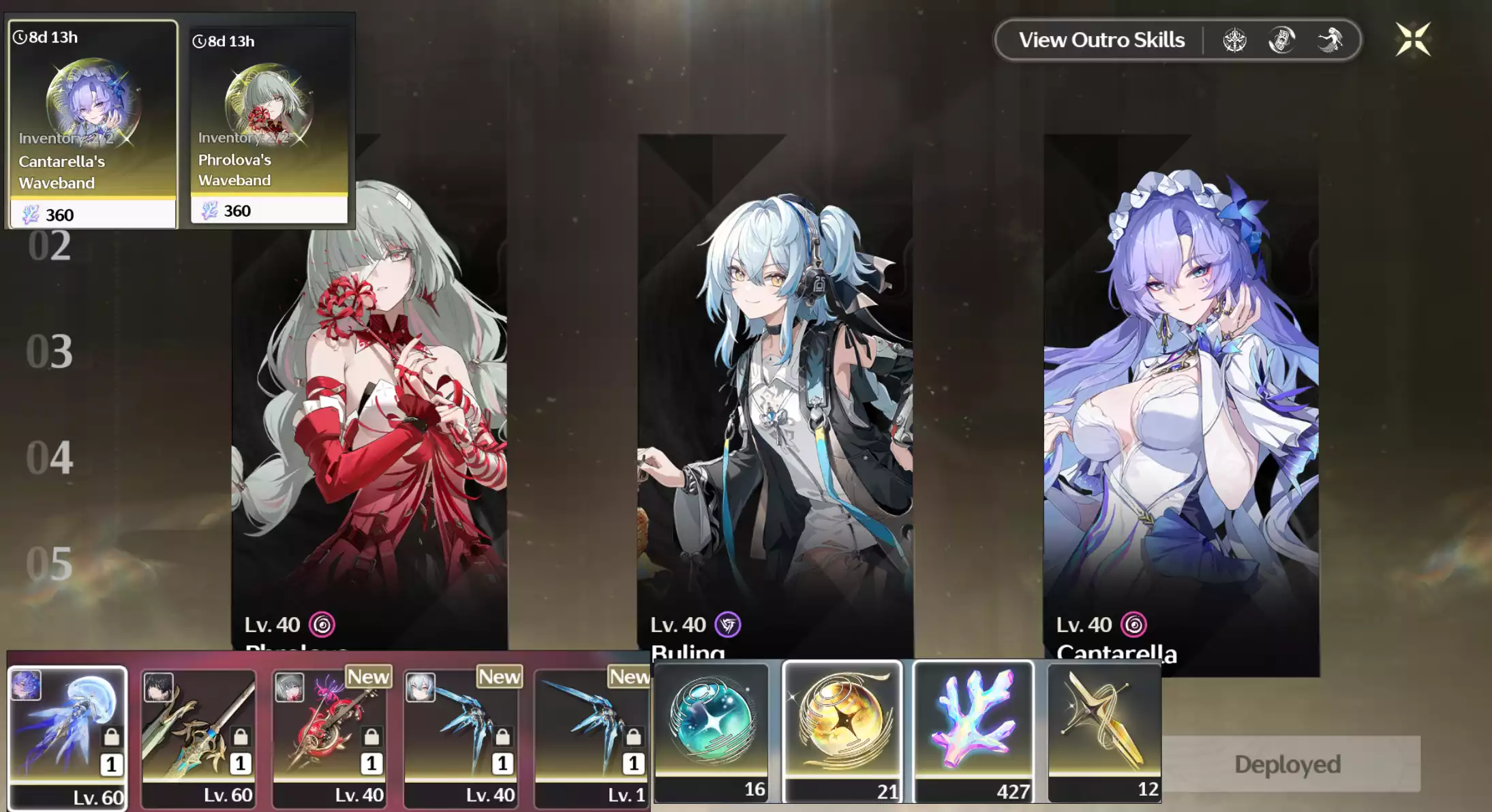 (SEA) Team Havoc Phrolova và Canatarella + Buling C6r2 (+ free 1 cung mệnh bất kỳ )