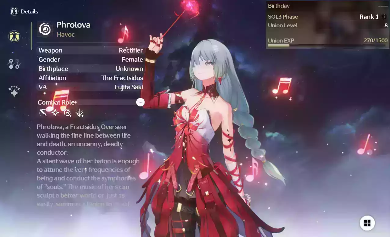 (SEA) UL8 Phrolova Trấn + 20-40 vé Limit + 1-2 Char banner thường bất kỳ