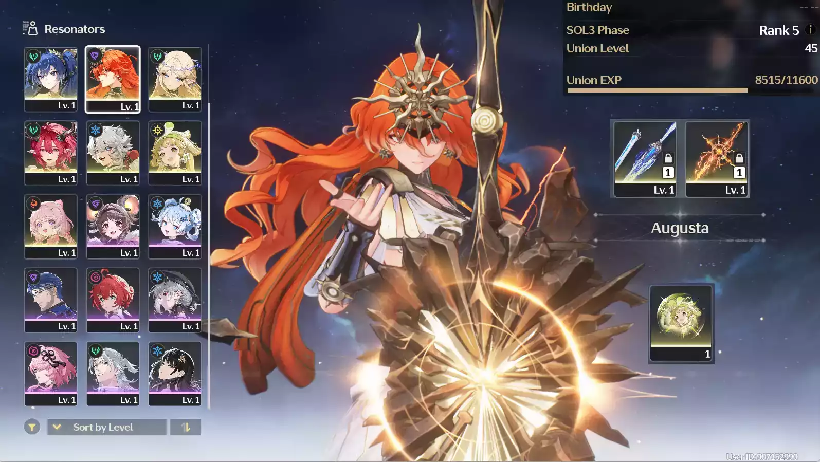 (SEA) UL45 Cartethyia Trấn + Ciaccona + Augusta Trấn + Iuno + Verina RC1